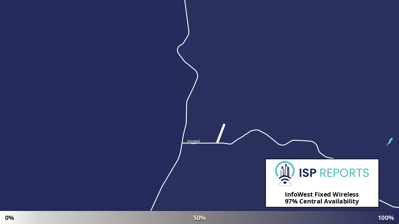 Central, UT map of internet availability