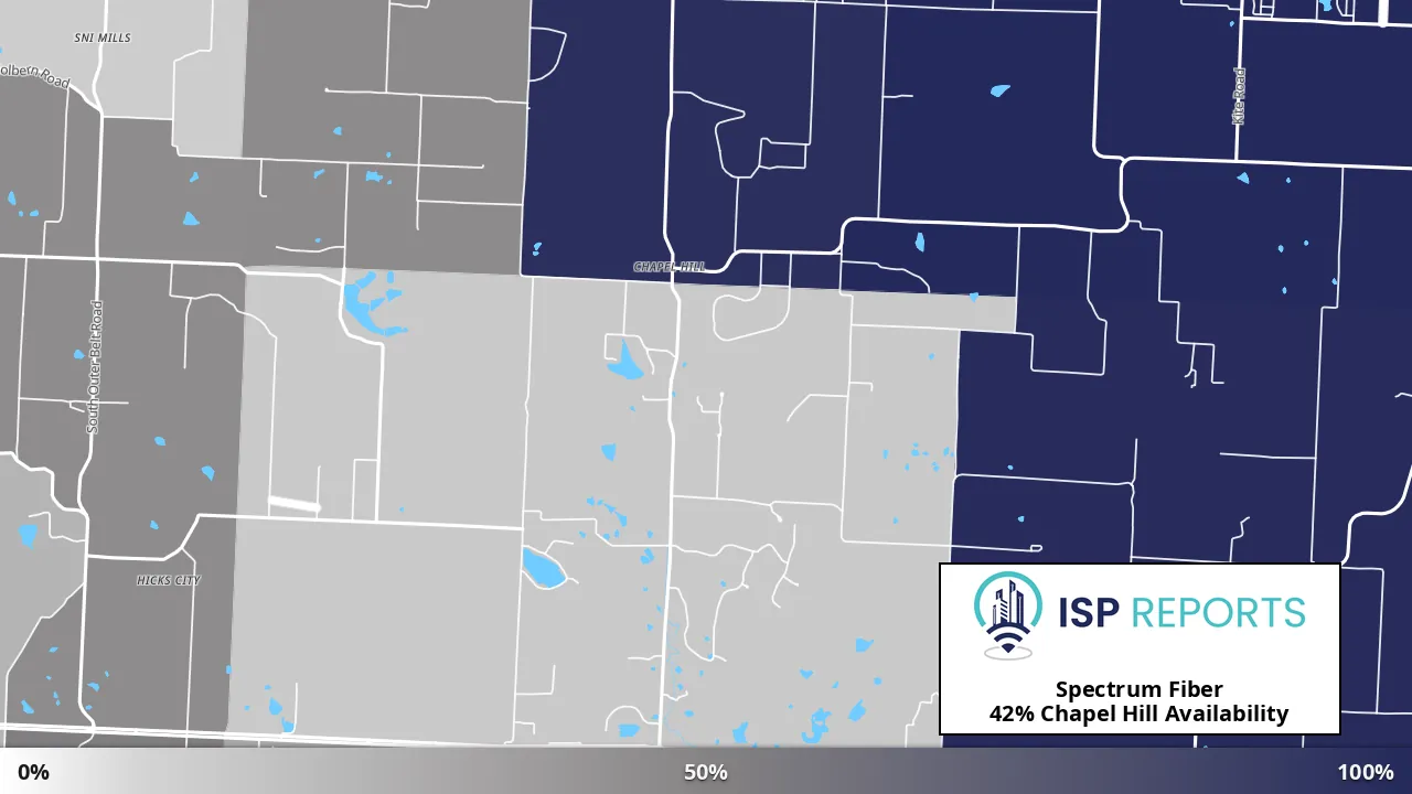 Chapel Hill, MO map of internet availability
