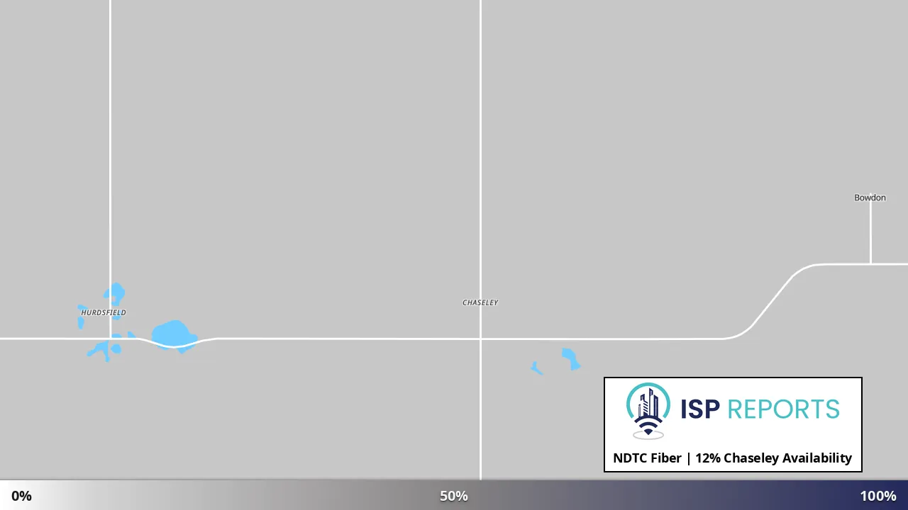 Chaseley, ND map of internet availability