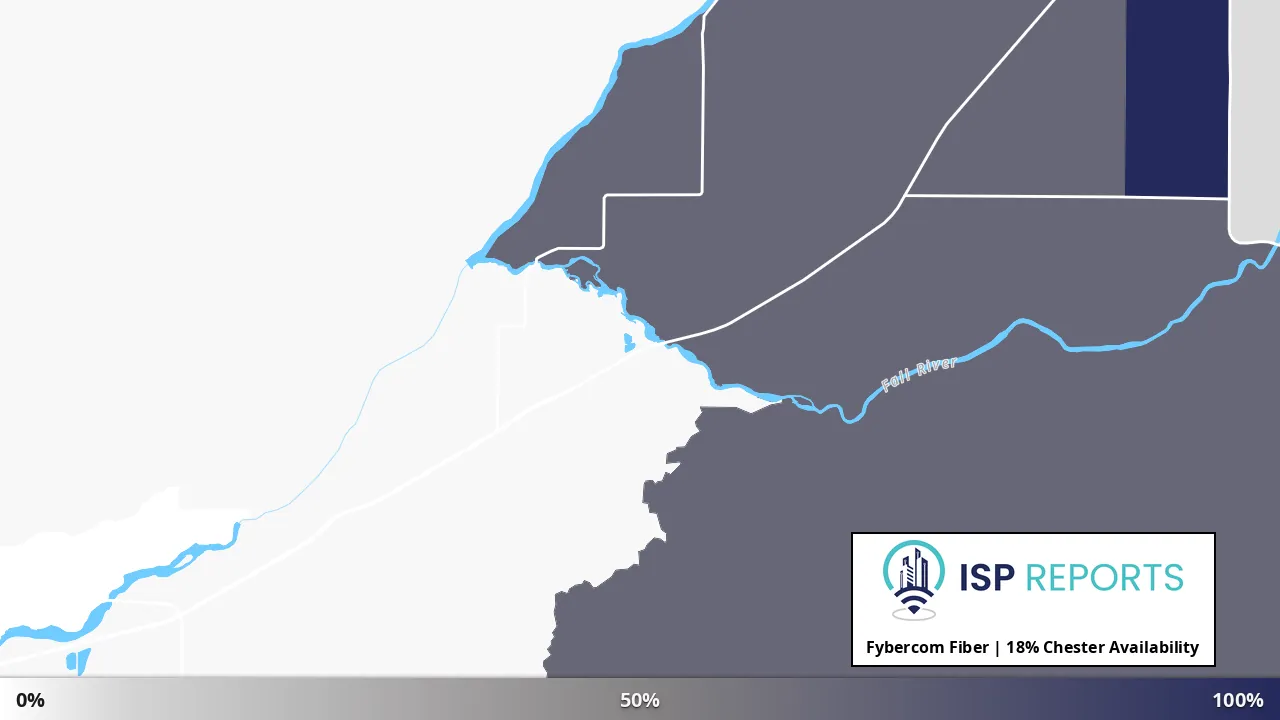 Chester, ID map of internet availability
