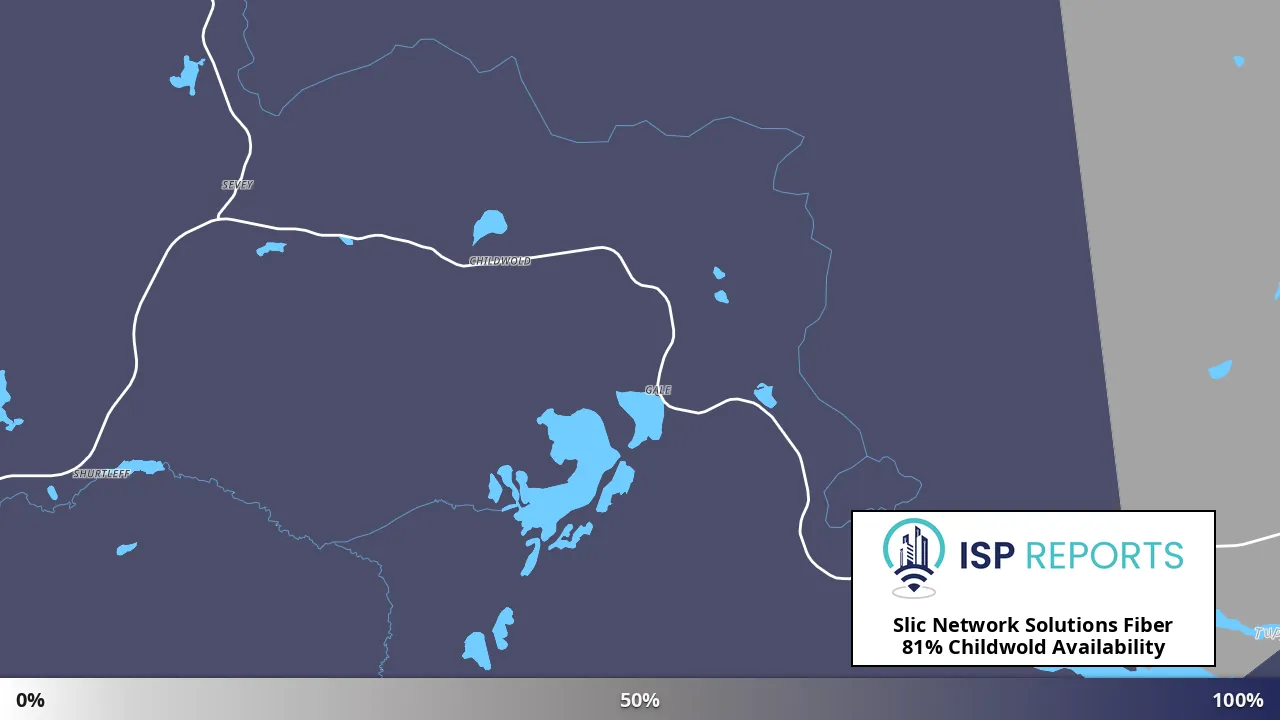 Childwold, NY map of internet availability