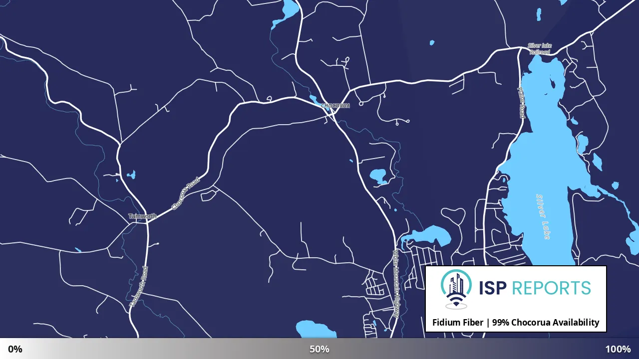 Chocorua, NH map of internet availability