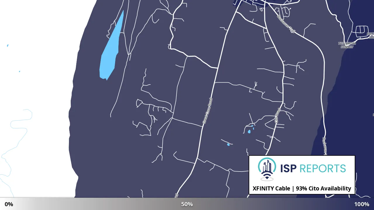 Cito, PA map of internet availability