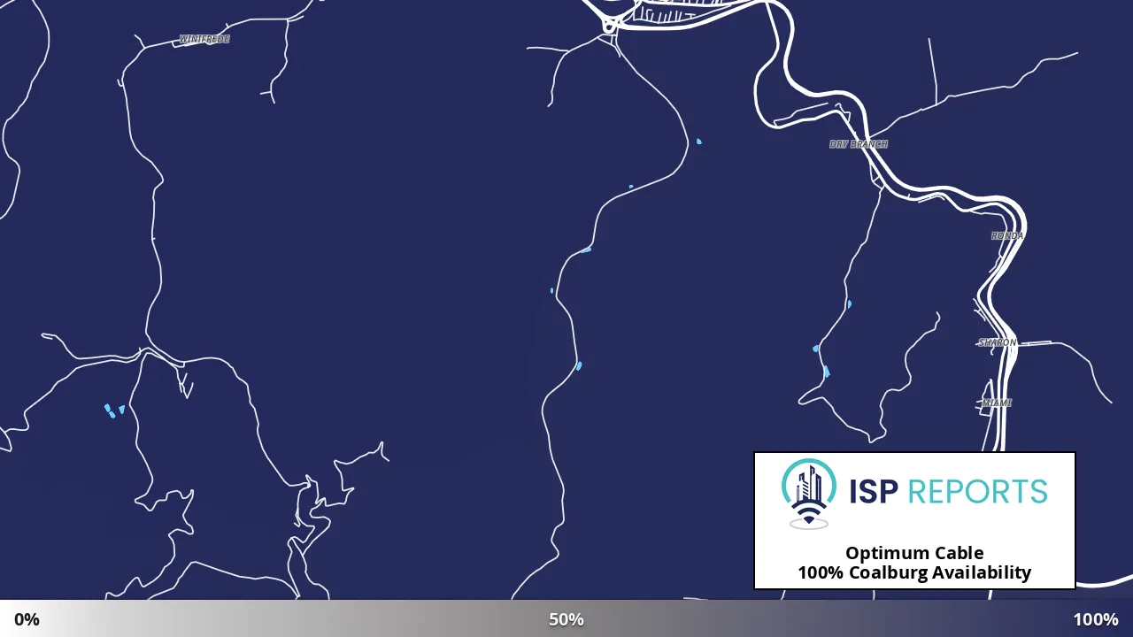 Coalburg, WV map of internet availability