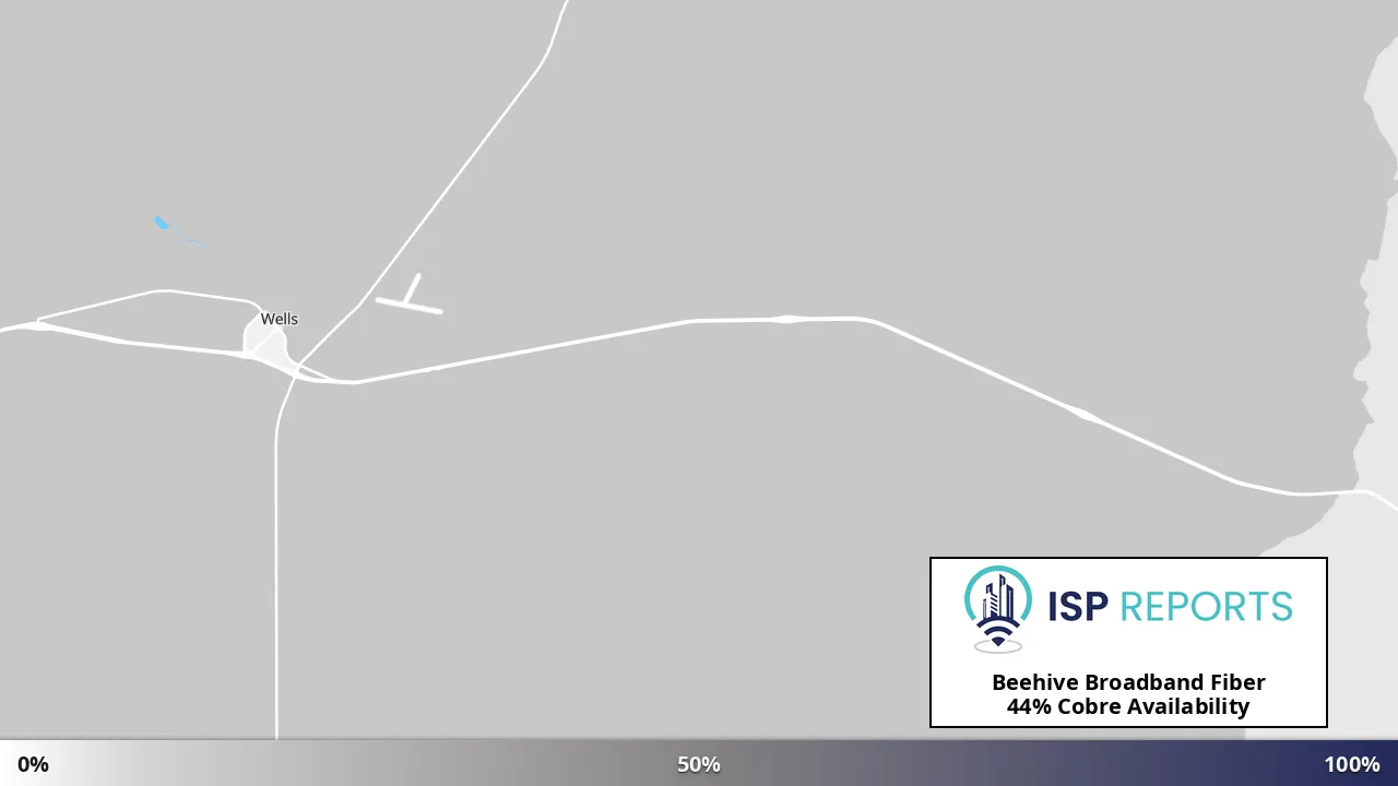 Cobre, NV map of internet availability