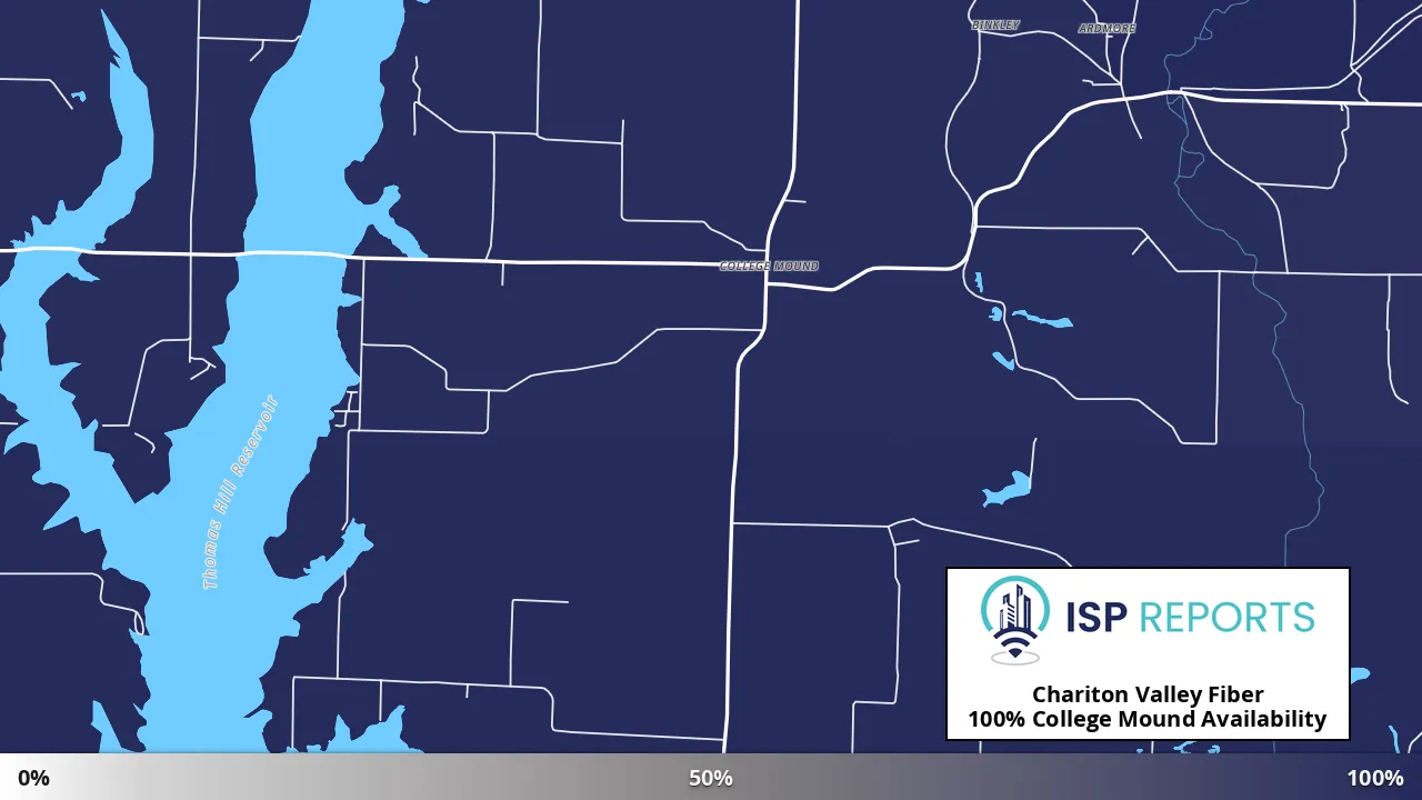 College Mound, MO map of internet availability