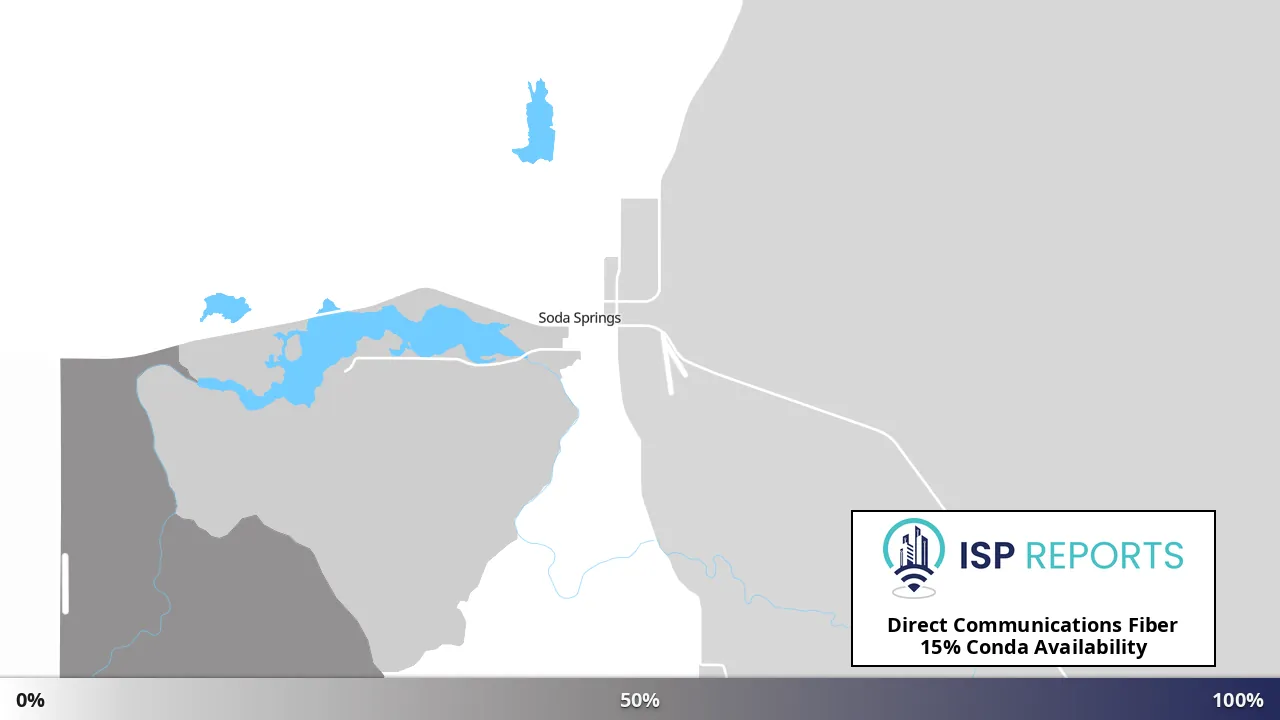 Conda, ID map of internet availability