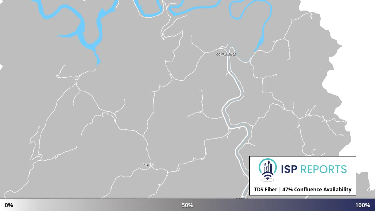 Confluence, KY map of internet availability