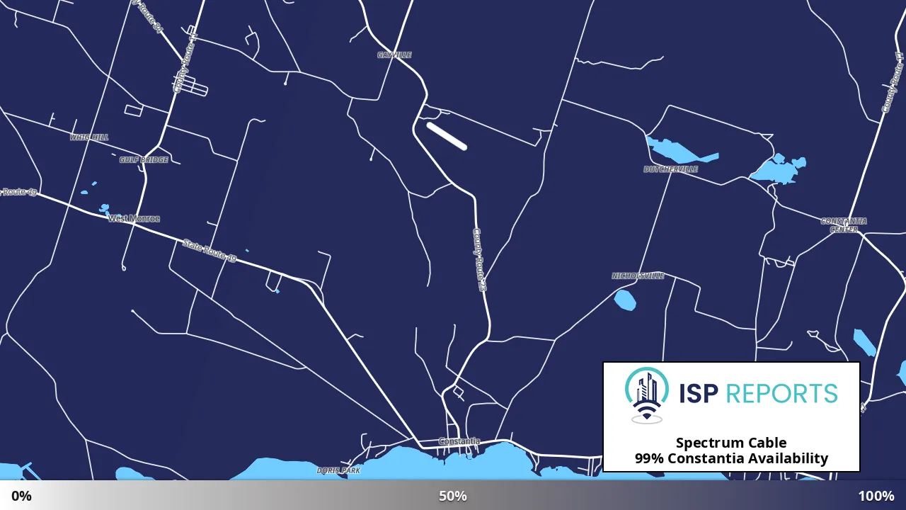Constantia, NY map of internet availability