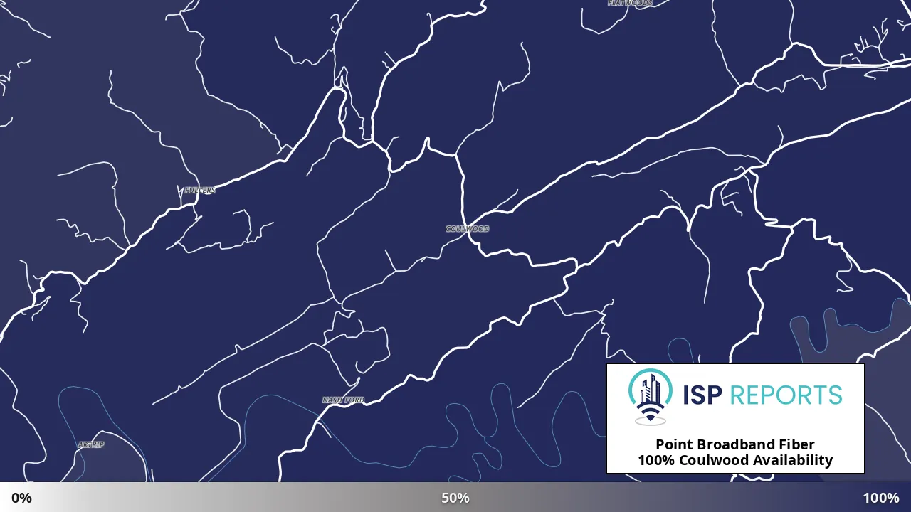 Coulwood, VA map of internet availability