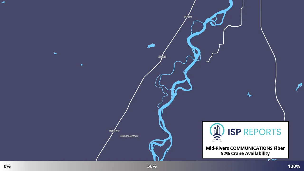 Crane, MT map of internet availability