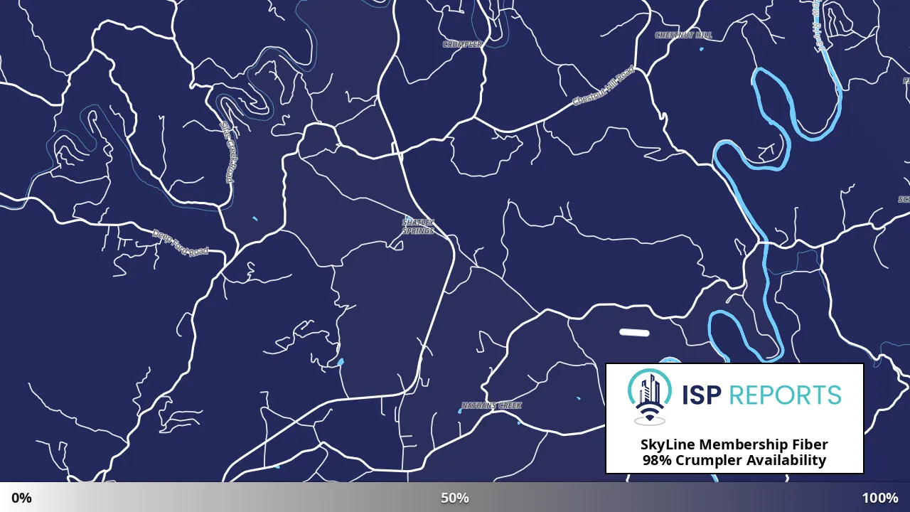 Crumpler, NC map of internet availability