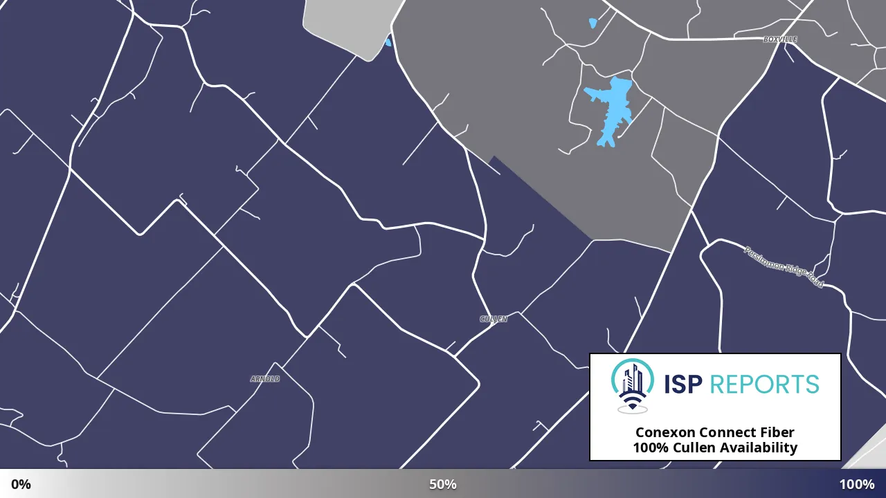 Cullen, KY map of internet availability