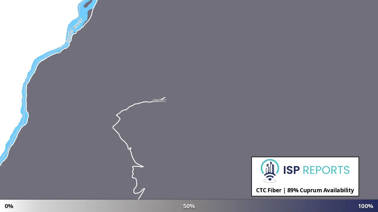 Cuprum, ID map of internet availability