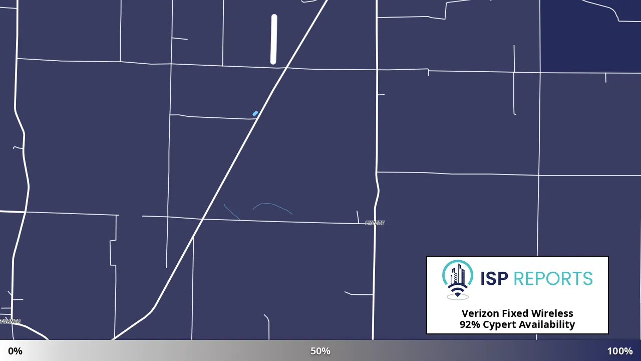 Cypert, AR map of internet availability