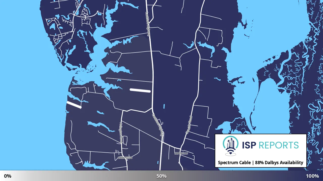 Dalbys, VA map of internet availability