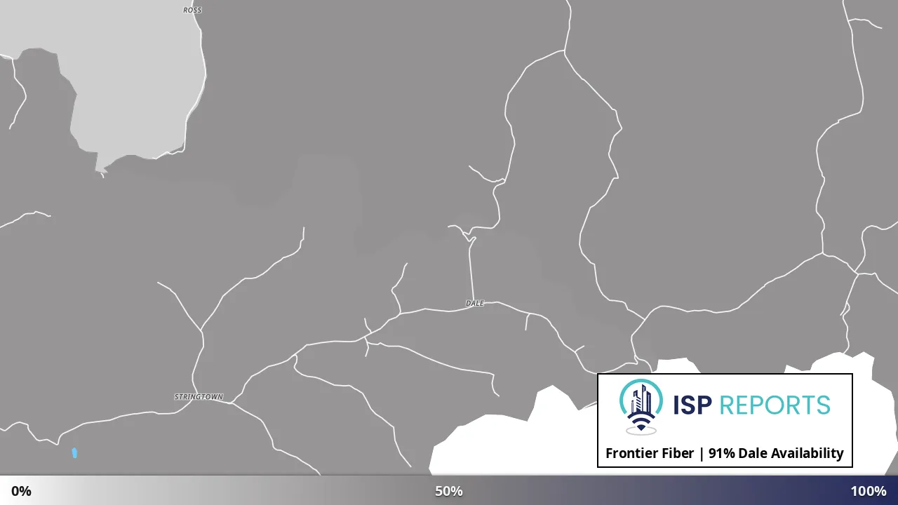 Dale, WV map of internet availability