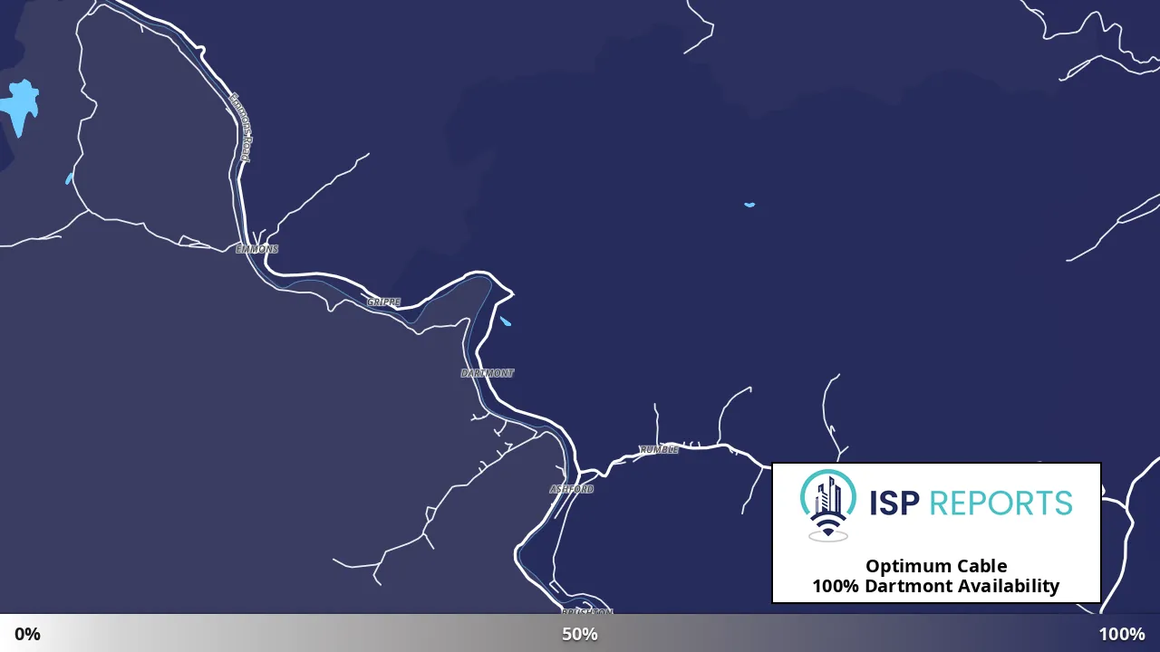 Dartmont, WV map of internet availability
