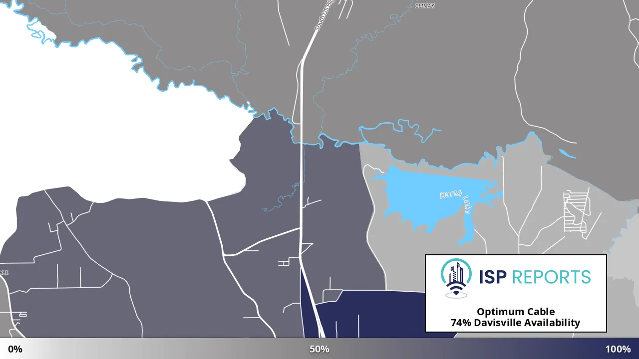 Davisville, TX map of internet availability