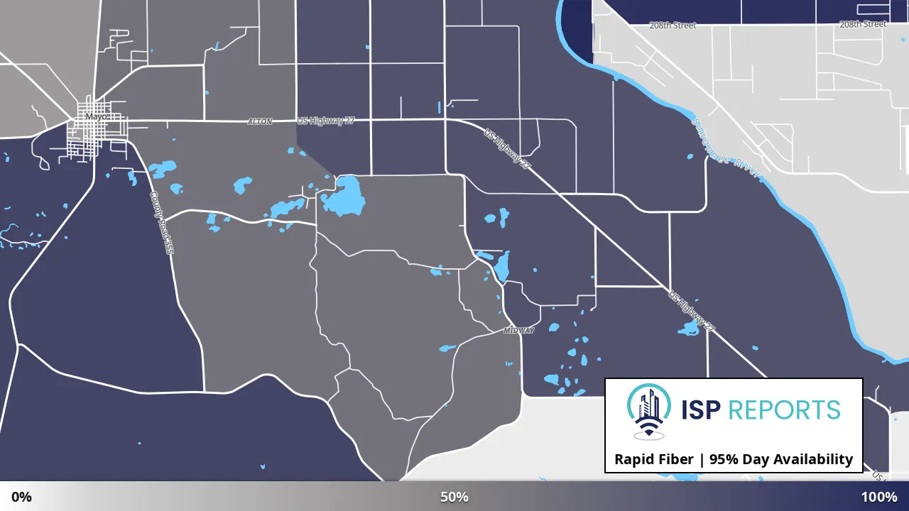 Day, FL map of internet availability
