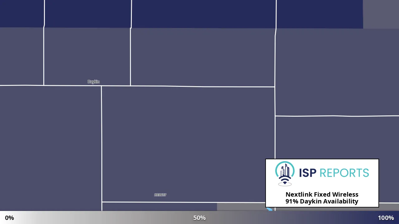 Daykin, NE map of internet availability