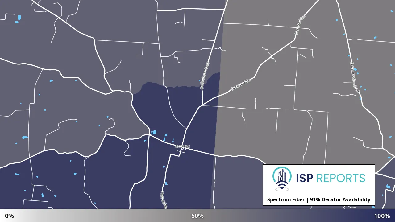 Decatur, OH map of internet availability