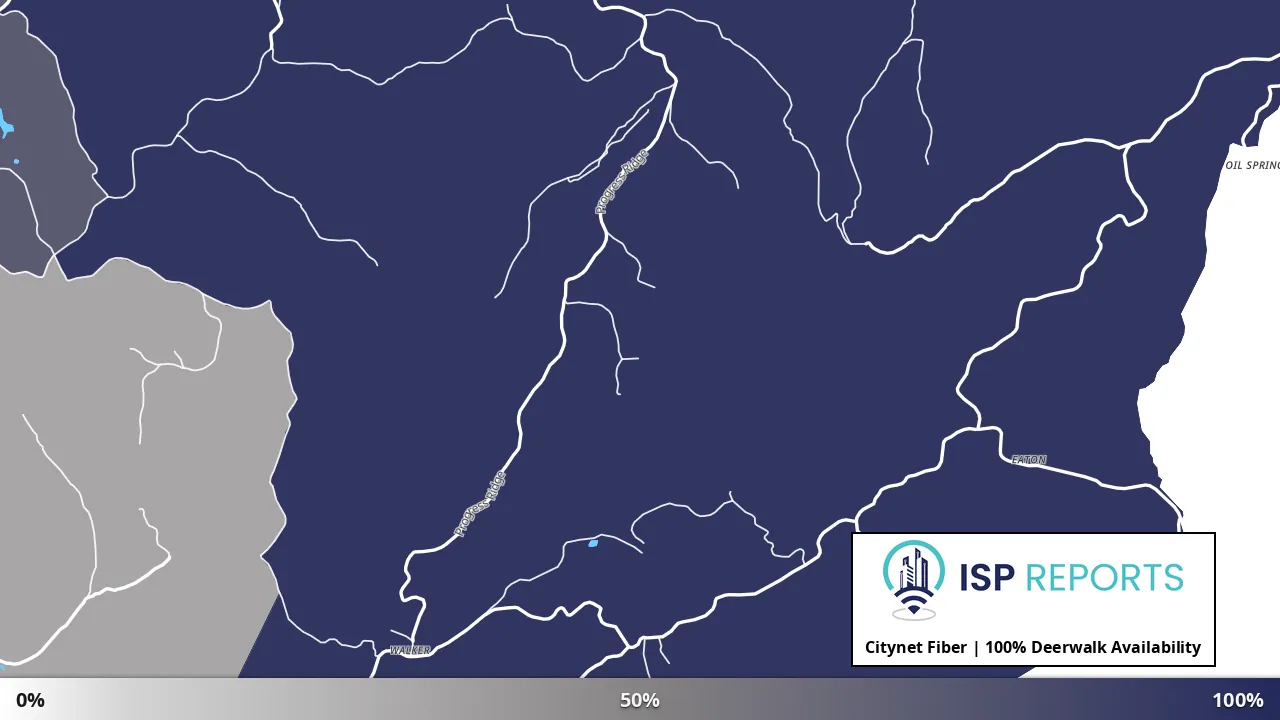 Deerwalk, WV map of internet availability