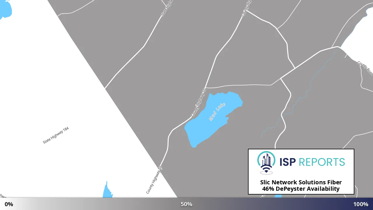 DePeyster, NY map of internet availability