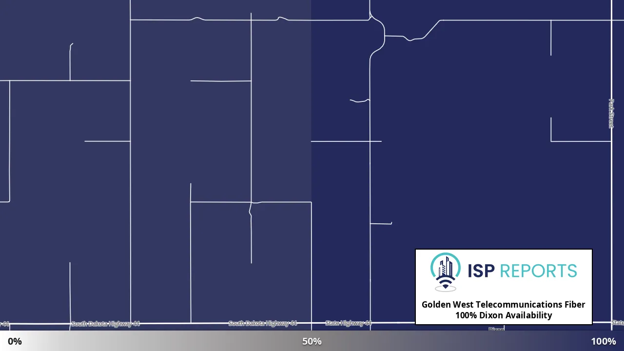 Dixon, SD map of internet availability