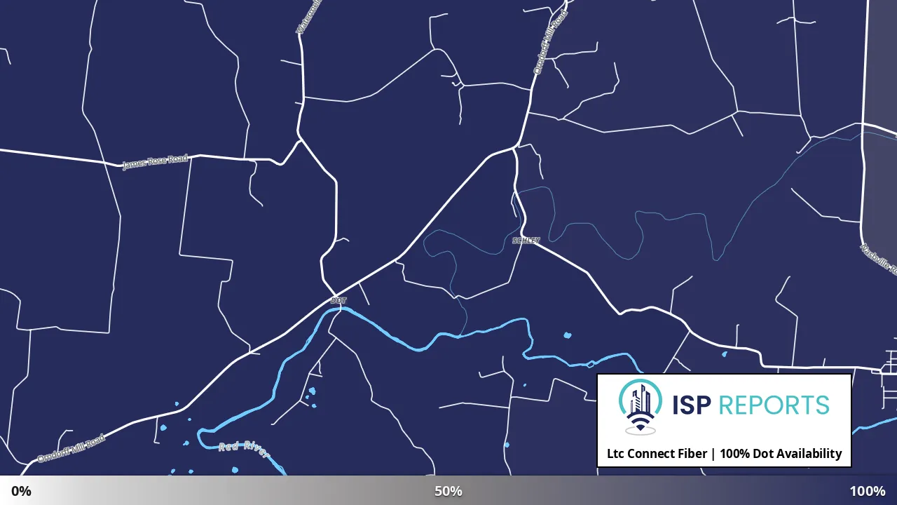 Dot, KY map of internet availability