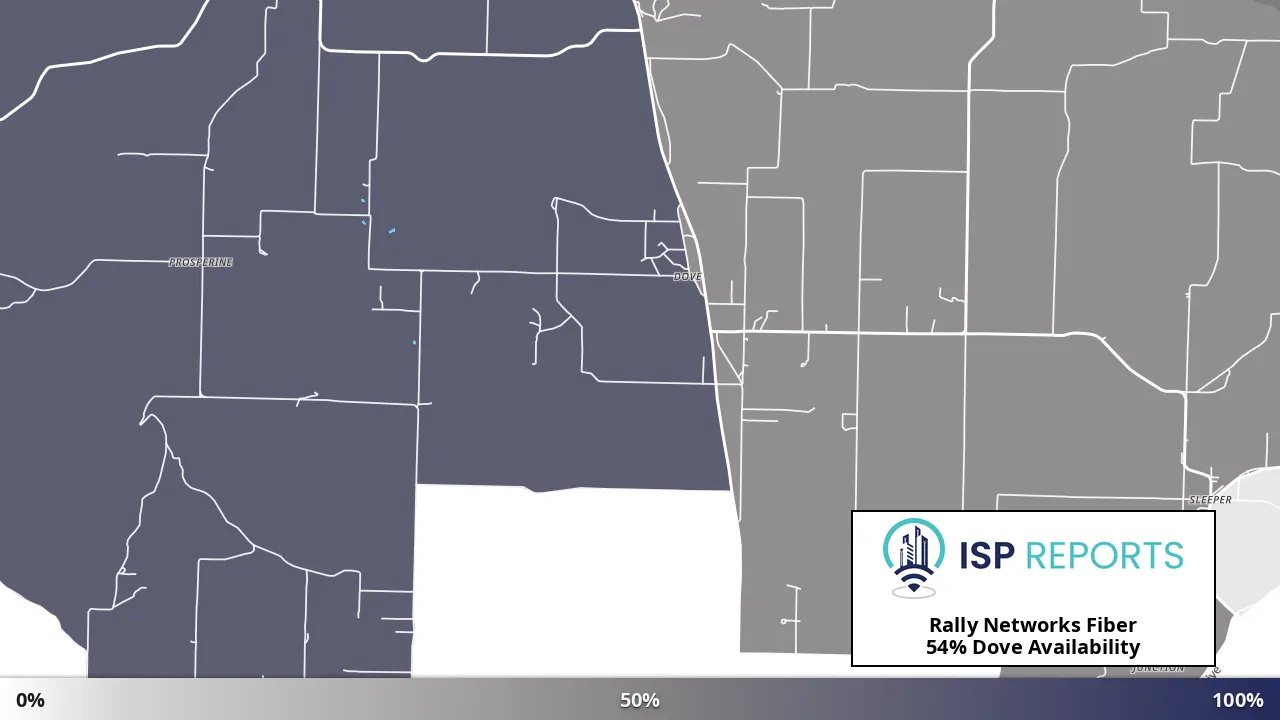 Dove, MO map of internet availability