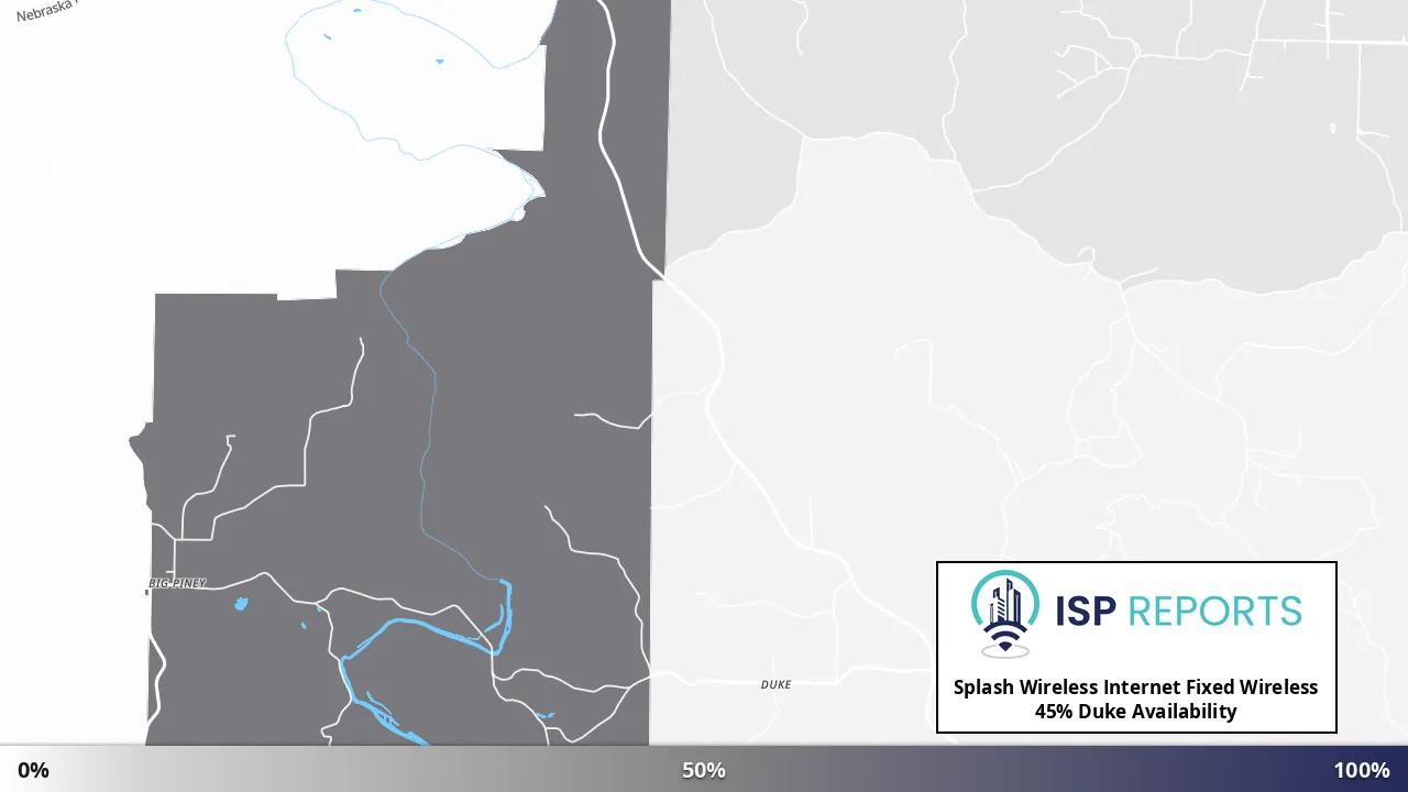 Duke, MO map of internet availability