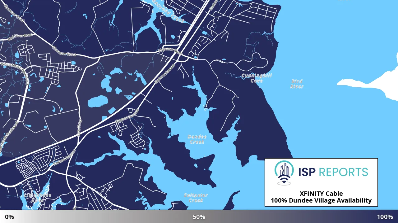 Dundee Village, MD map of internet availability