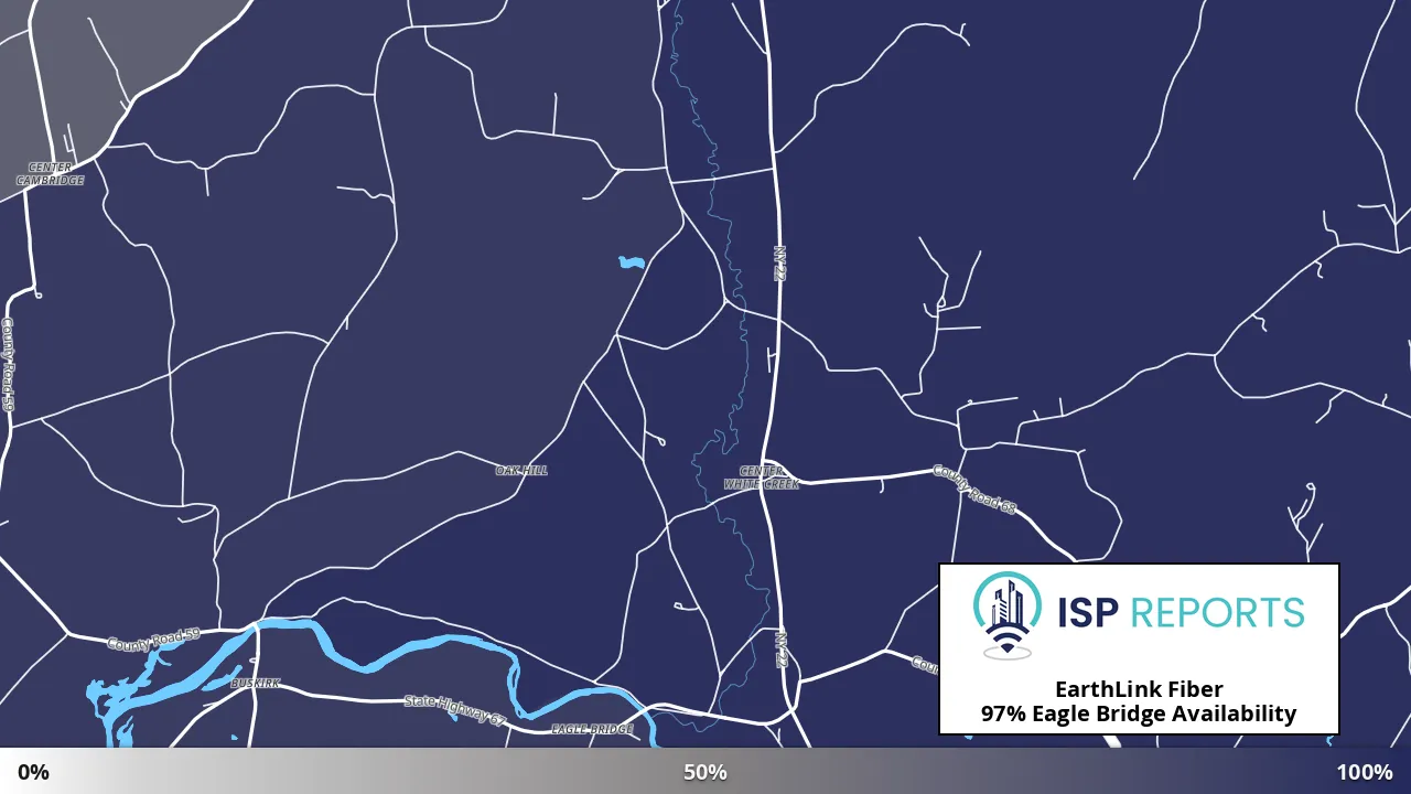 Eagle Bridge, NY map of internet availability