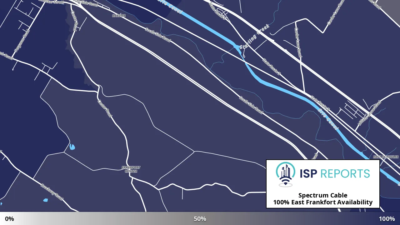 East Frankfort, NY map of internet availability