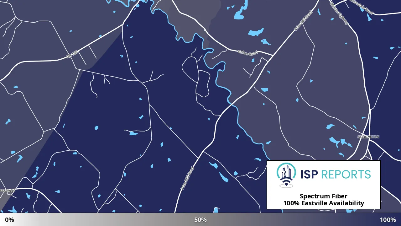 Eastville, GA map of internet availability