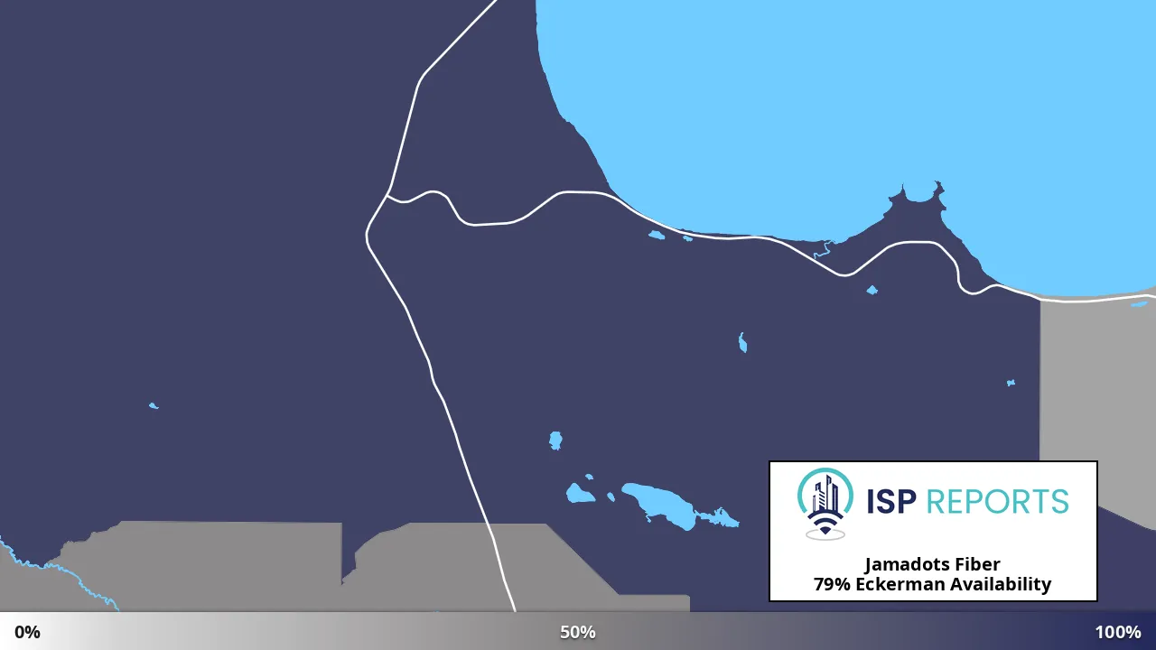 Eckerman, MI map of internet availability