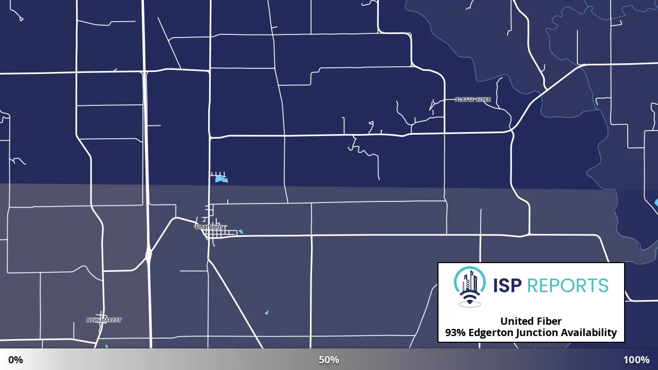 Edgerton Junction, MO map of internet availability