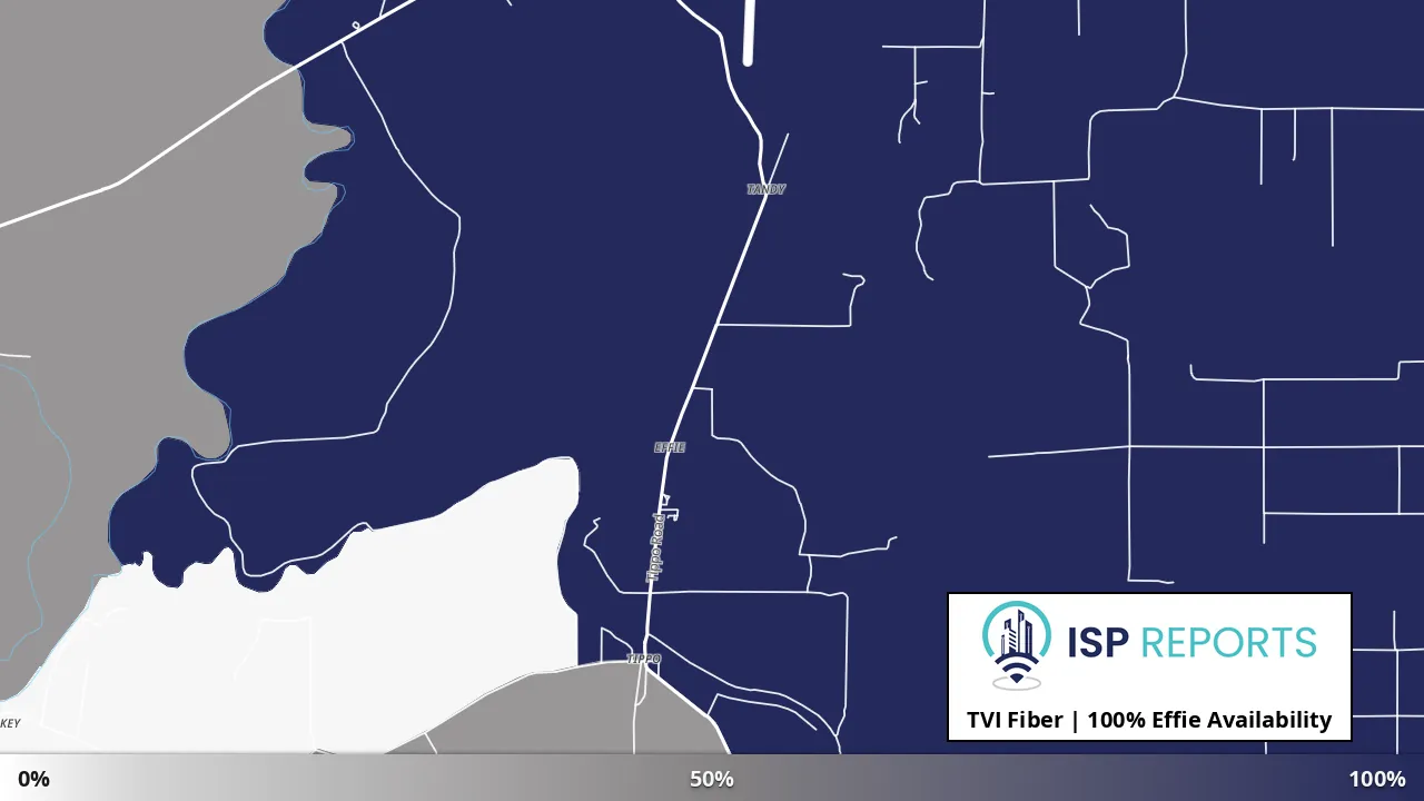 Effie, MS map of internet availability