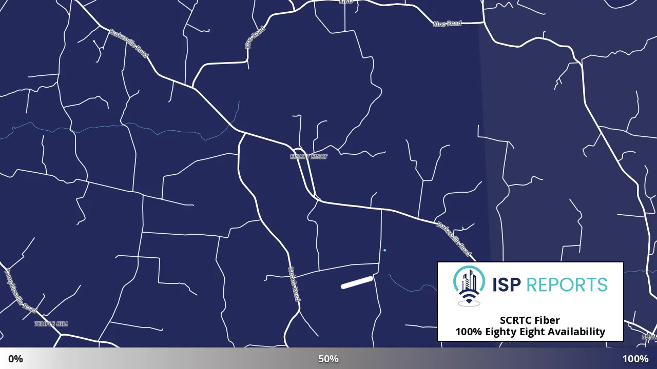 Eighty Eight, KY map of internet availability