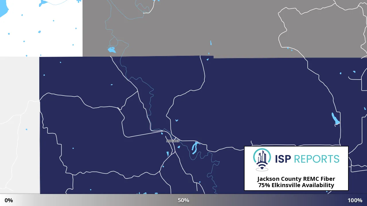 Elkinsville, IN map of internet availability