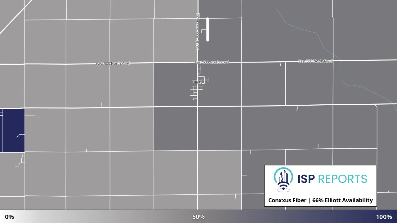 Elliott, IL map of internet availability