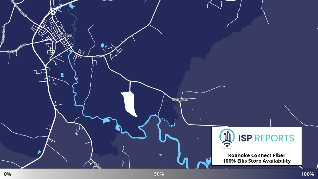 Ellis Store, NC map of internet availability