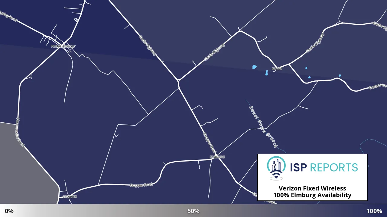 Elmburg, KY map of internet availability