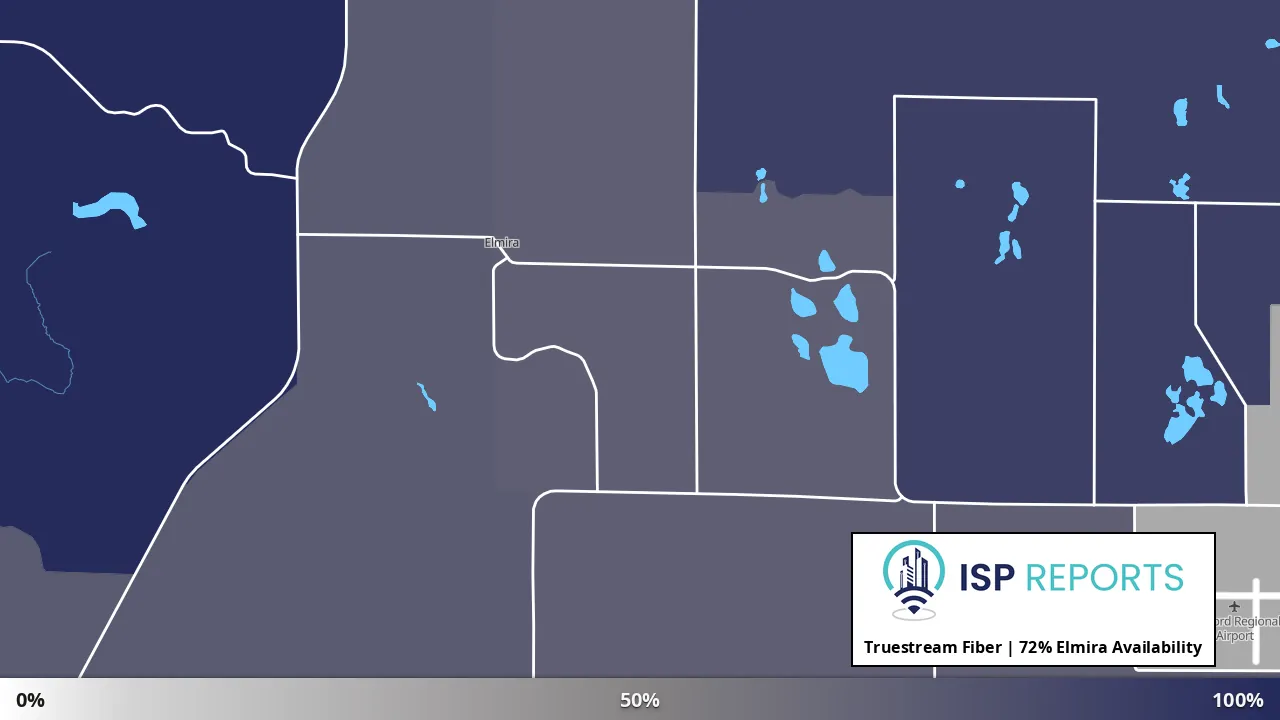 Elmira, MI map of internet availability
