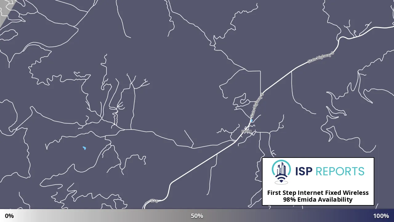 Emida, ID map of internet availability