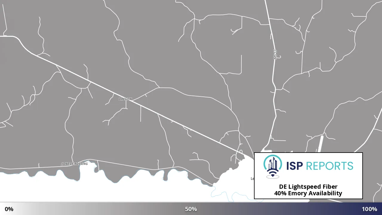 Emory, MS map of internet availability