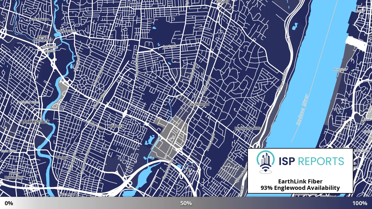 Englewood, NJ map of internet availability