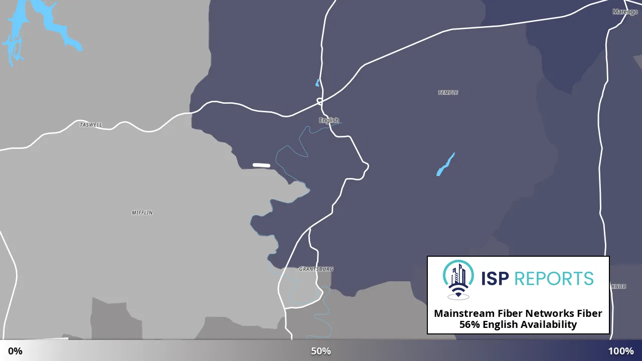 English, IN map of internet availability