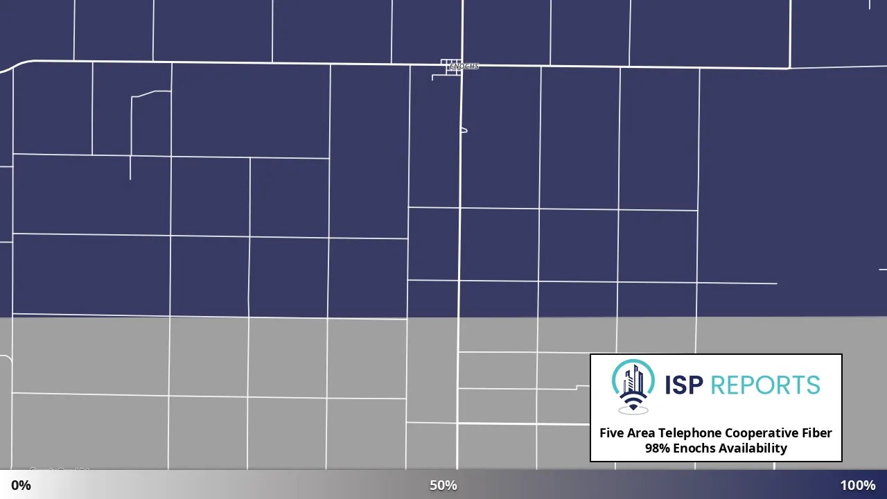 Enochs, TX map of internet availability